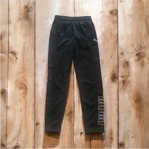 Girls Black PUMA Athletic Pants